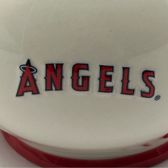 2013 BOELTER BRAND ANGELS CUP MUG BASEBALL DESIGN RED WHITE 3-3/4”TALL - Picture 9 of 9